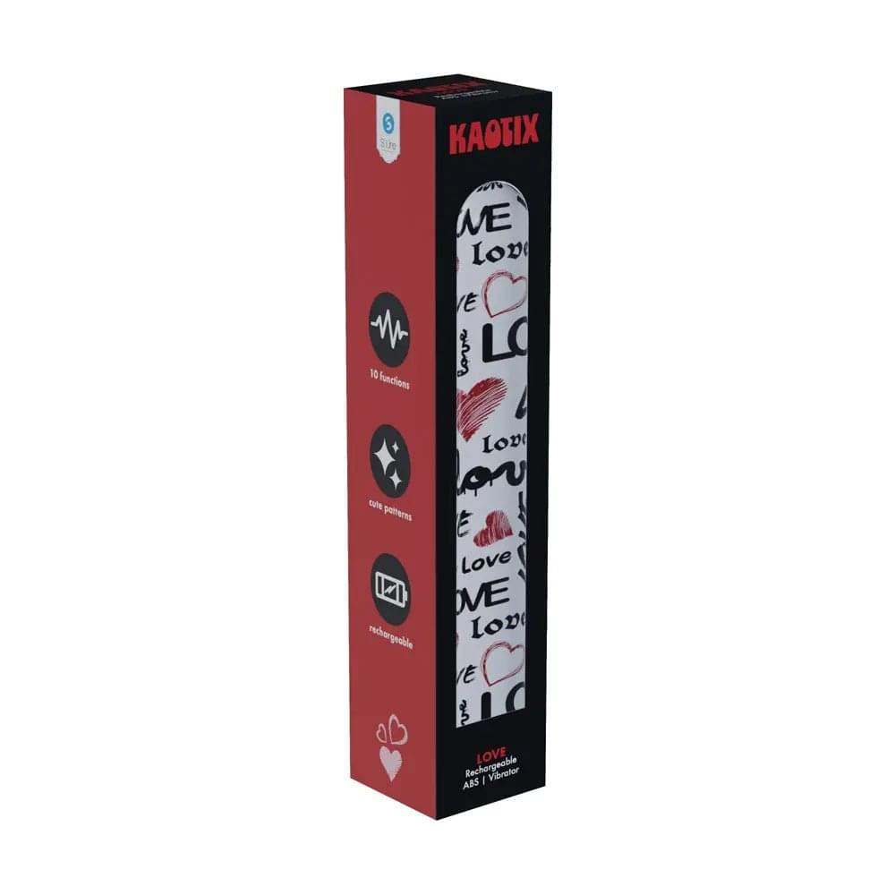 S-LINE Kaotix Love -  17.8 cm USB Rechargeable Vibrator Shots Toys Discreet Intimate Essentials.