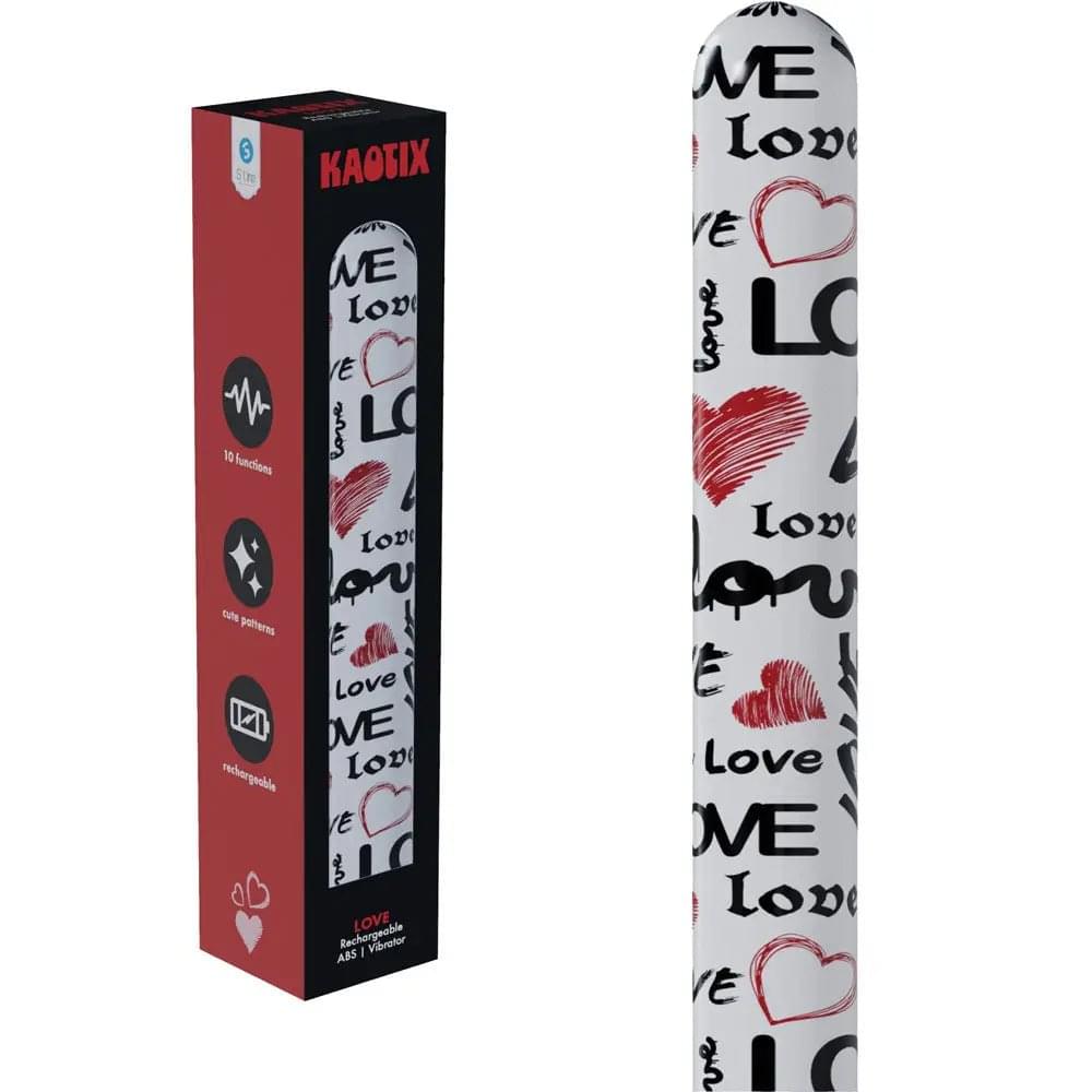 S-LINE Kaotix Love -  17.8 cm USB Rechargeable Vibrator Shots Toys Discreet Intimate Essentials.