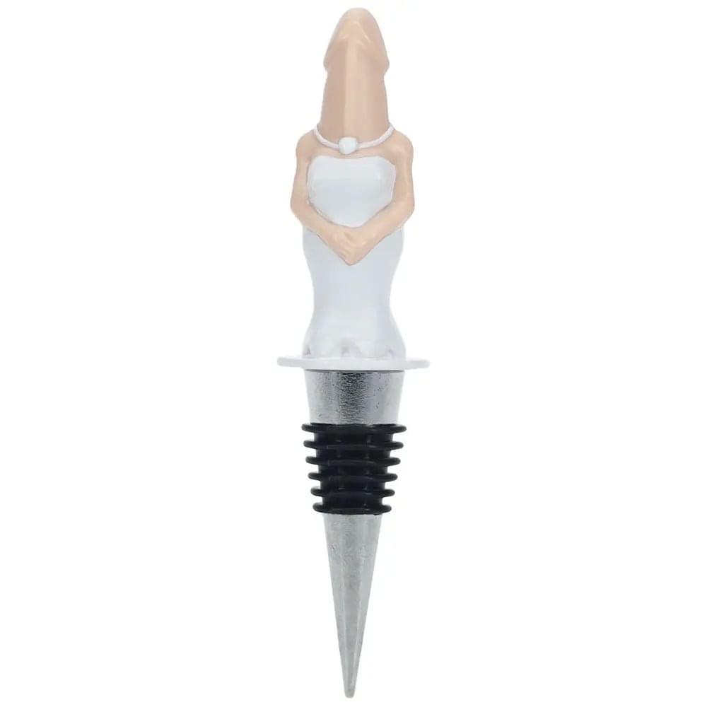 S-LINE The Dickheads - Bride Bottle Stopper - Novelty Wine Bottle Stopper Shots Toys Discreet Intimate Essentials.