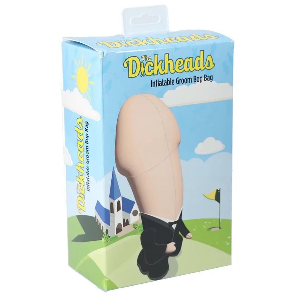 S-LINE The Dickheads - Groom Bop Bag - 100 cm Inflatable Penis Punching Bag Shots Toys Discreet Intimate Essentials.