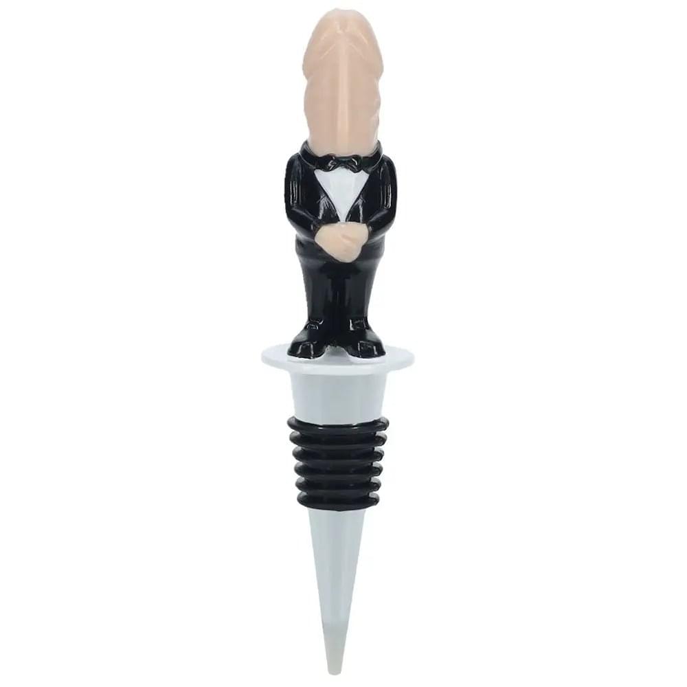 S-LINE The Dickheads - Groom Bottle Stopper - Novelty Wine Bottle Stopper Shots Toys Discreet Intimate Essentials.