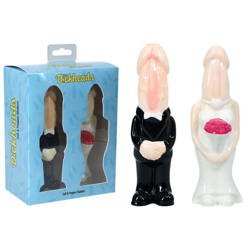 S-LINE The Dickheads - Salt and Pepper Shakers - Novelty Salt & Pepper Shakers Shots Toys Discreet Intimate Essentials.
