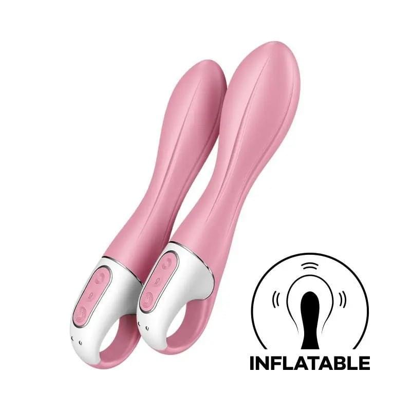 Satisfyer Air Pump Vibrator 2 Light Red Satisfyer Discreet Intimate Essentials.