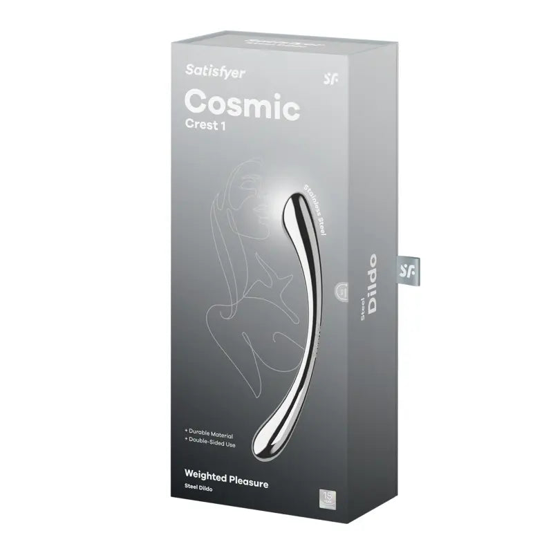 Satisfyer Cosmic Crest 1 Metal Dildo Satisfyer Discreet Intimate Essentials.