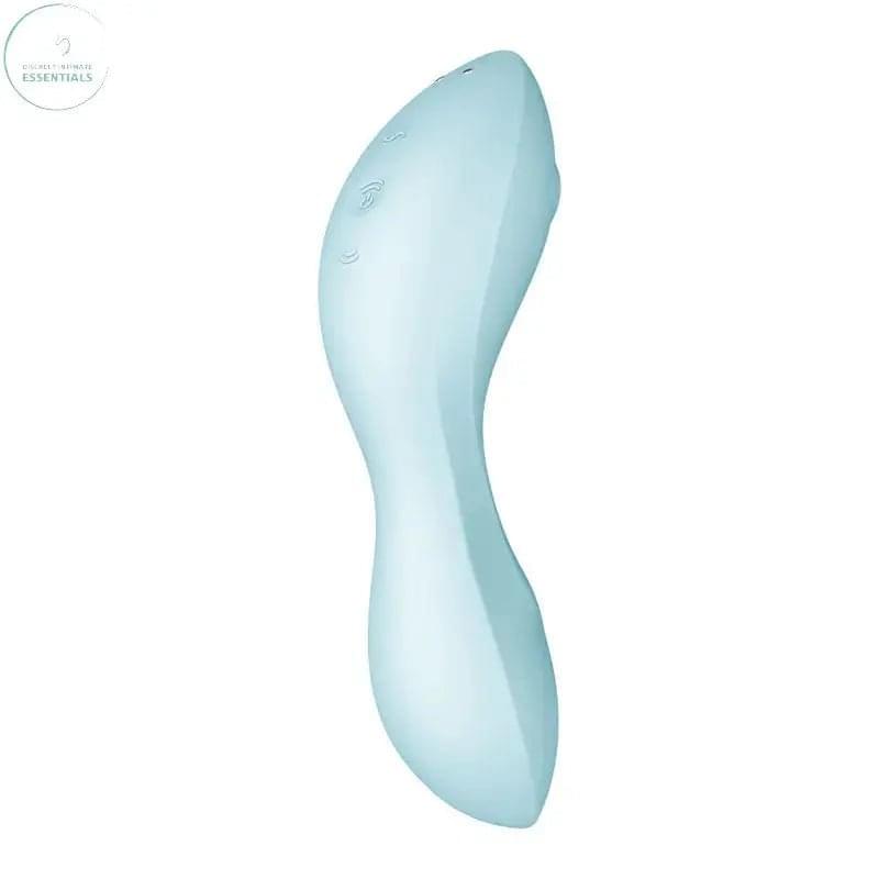 Satisfyer Curvy Trinity 5 -  USB Rechargeable Air Pulse Stimulator & Vibrator with App Control Satisfyer Discreet Intimate Essentials.