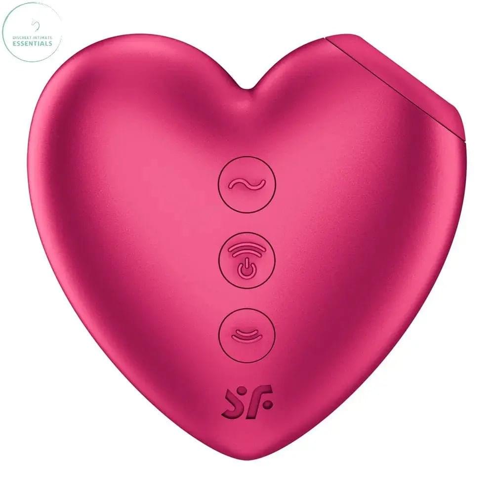 Satisfyer Cutie Heart - Battery Operated -  Air Pulsation Stimulator with Vibration Satisfyer Discreet Intimate Essentials.