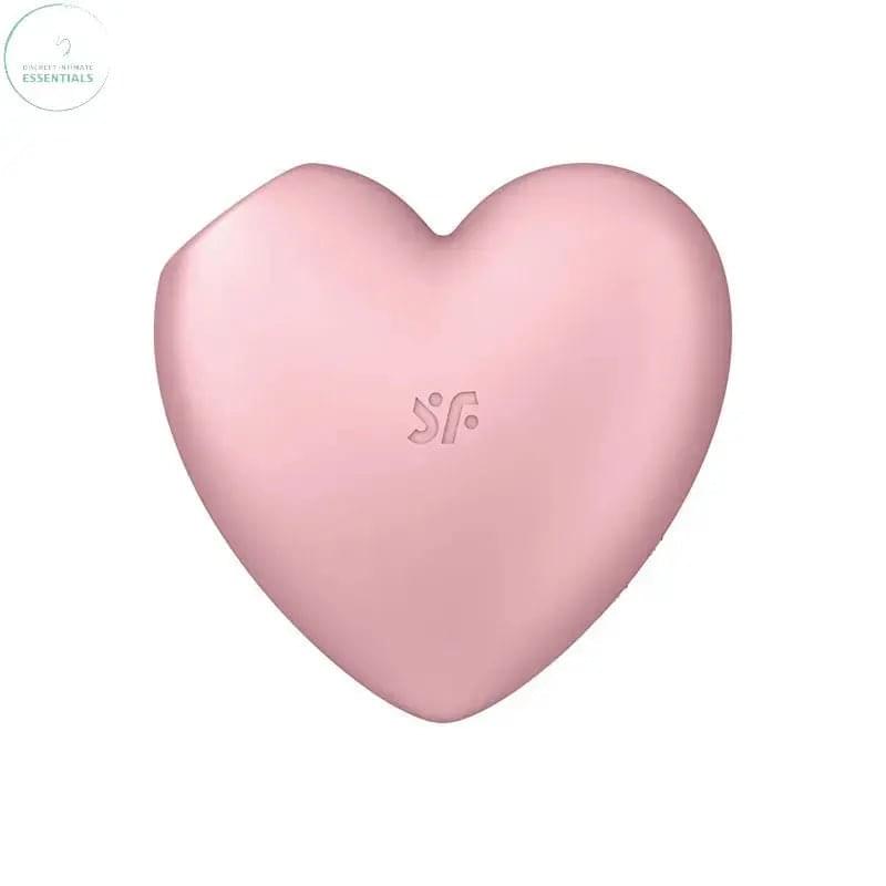 Satisfyer Cutie Heart - Light  - Light  USB Rechargeable Air Pulsation Stimulator with Vibration Satisfyer Discreet Intimate Essentials.