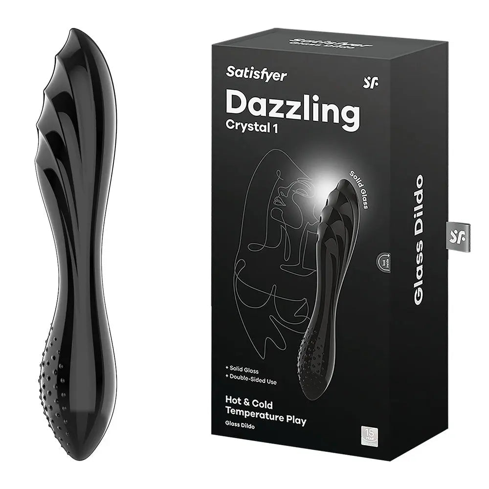 Shop affordable quality Satisfyer Dazzling Crystal 1 - Glass Double Ended Dildo - Discreet Intimate Essentials - GLASS TOYS-PREMIUM - Satisfyer