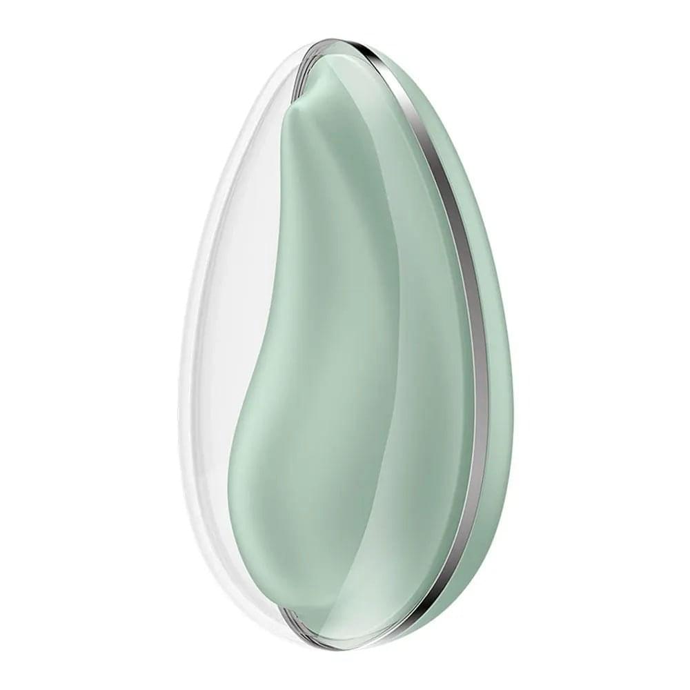Satisfyer Drop To Go - Mint - Mint  USB Rechargeable Clitoral Stimulator Satisfyer Discreet Intimate Essentials.