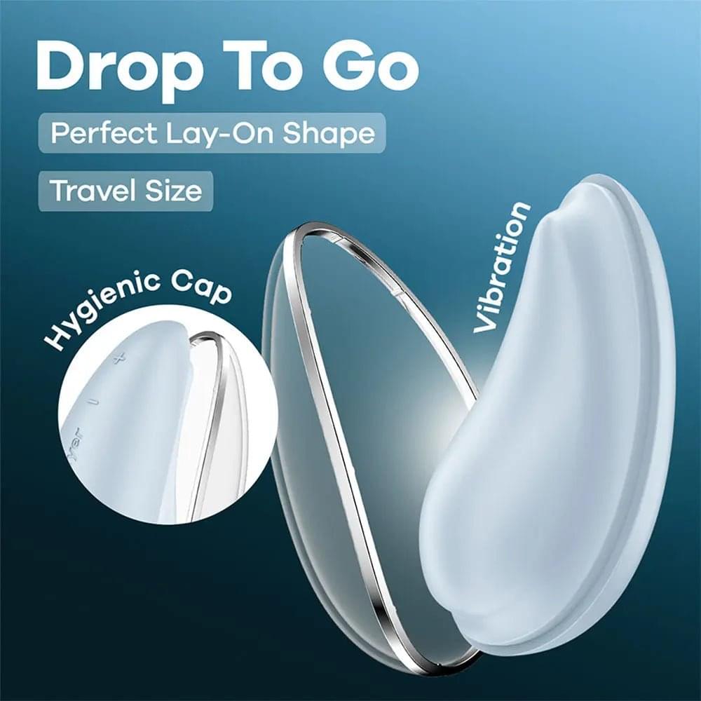 Satisfyer Drop To Go -  -  USB Rechargeable Clitoral Stimulator Satisfyer Discreet Intimate Essentials.