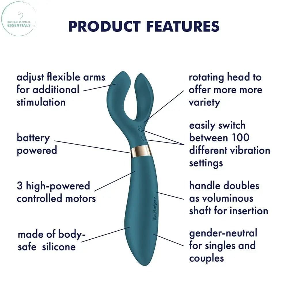Satisfyer Endless Fun - Battery Series -  23.5 cm Stimulator Satisfyer Discreet Intimate Essentials.