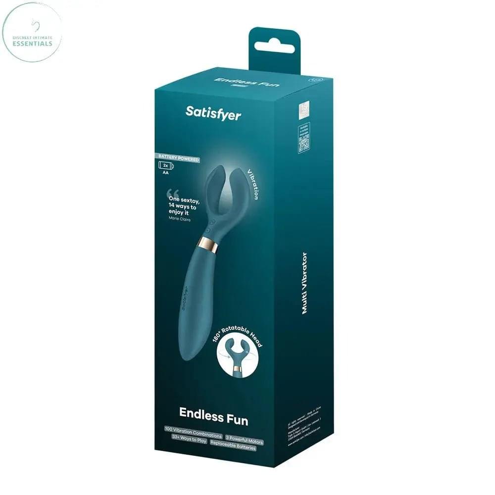 Satisfyer Endless Fun - Battery Series -  23.5 cm Stimulator Satisfyer Discreet Intimate Essentials.