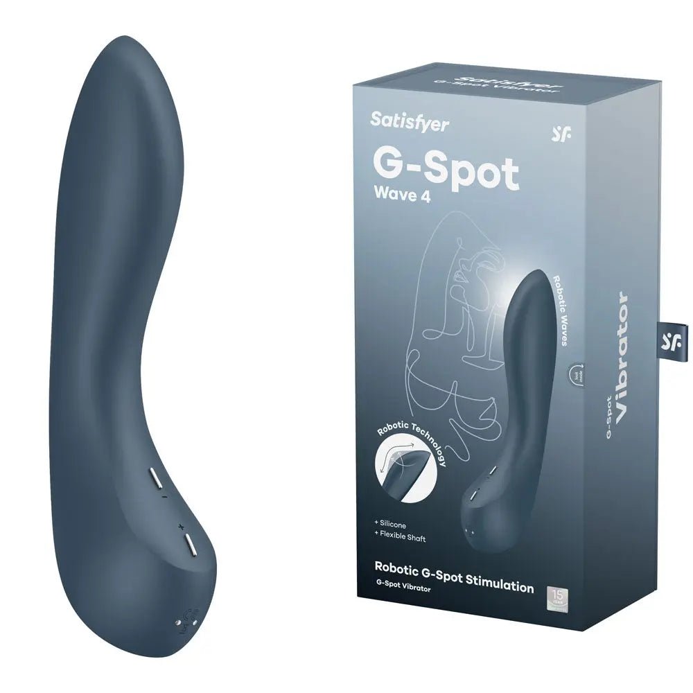 Shop affordable quality Satisfyer G-Spot Wave 4 - Dark 21 cm USB Rechargeable Vibrator with Robotic G-Spot Stimulation - Discreet Intimate Essentials - VIBRATORS-PREMIUM - Satisfyer