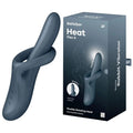 Satisfyer Heat Flex 4 - Grey - Grey USB Rechargeable Heating Vibrator Satisfyer Discreet Intimate Essentials.