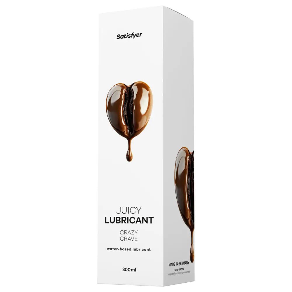 Shop affordable quality Satisfyer Juicy Lubricant 300 ml Crazy Crave - Coffee Scented Water Based Lubricant - 300 ml Bottle - Discreet Intimate Essentials - LUBES-LOCAL - Satisfyer