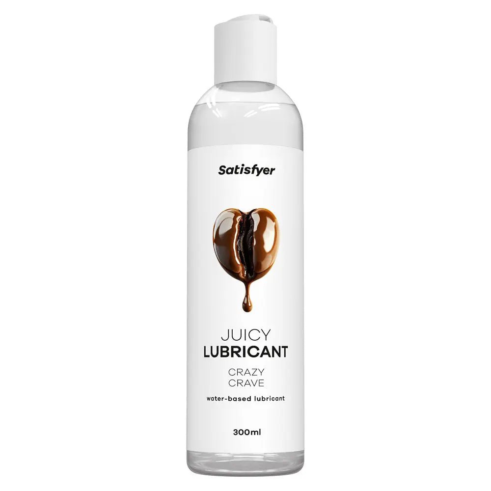 Shop affordable quality Satisfyer Juicy Lubricant 300 ml Crazy Crave - Coffee Scented Water Based Lubricant - 300 ml Bottle - Discreet Intimate Essentials - LUBES-LOCAL - Satisfyer
