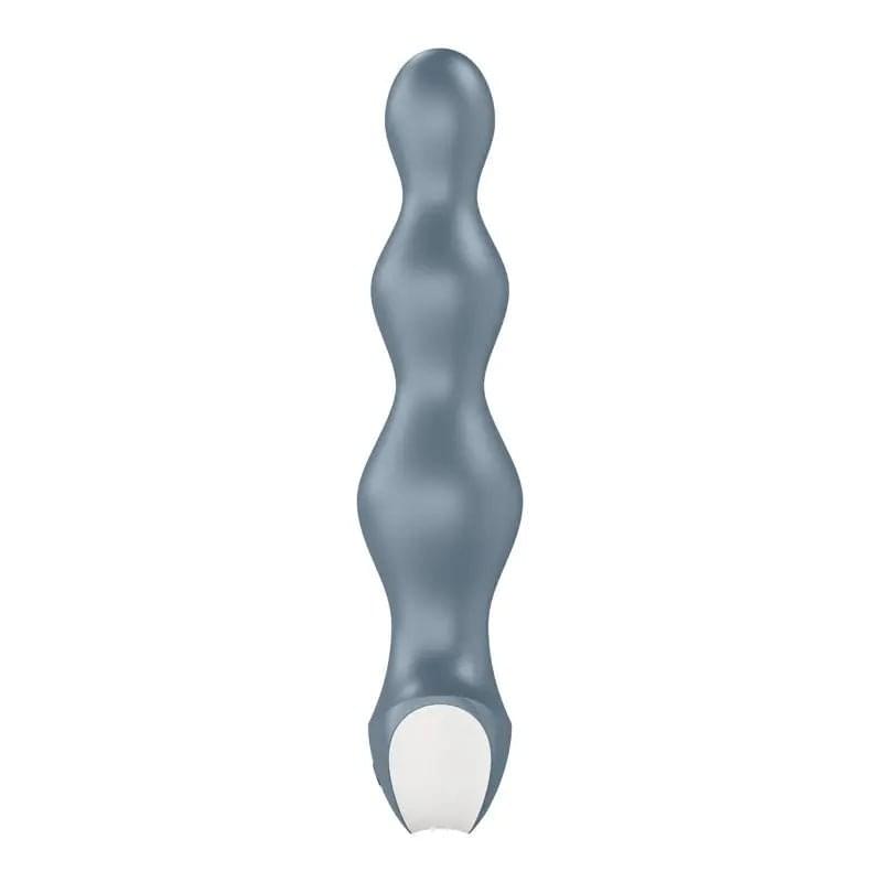 Satisfyer Lolli-Plug 2 - Gray Vibrating Anal Beads Satisfyer Discreet Intimate Essentials.