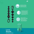 Satisfyer Love Beads -  20.5 cm Anal Beads - Set of 2 Satisfyer Discreet Intimate Essentials.