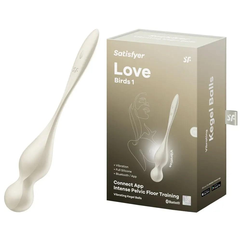 Satisfyer Love Birds 1 -  -  USB Rechargeable Pelvic Floor Trainer with App Control Satisfyer Discreet Intimate Essentials.