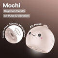 Satisfyer Mochi - Beige - Beige USB Rechargeable Air Pulse Stimulator Satisfyer Discreet Intimate Essentials.