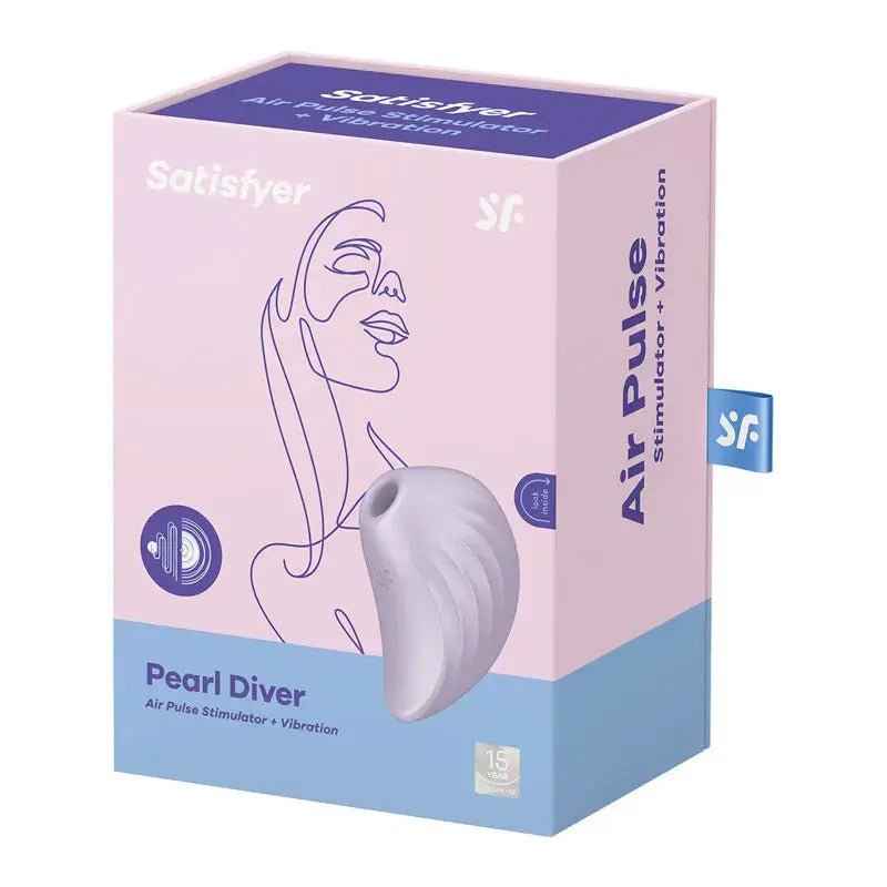 Shop affordable quality Satisfyer Pearl Diver - Violet - Violet USB Rechargeable Air Pulsation Stimulator - Discreet Intimate Essentials - AIR PULSATION-PREMIUM - Satisfyer