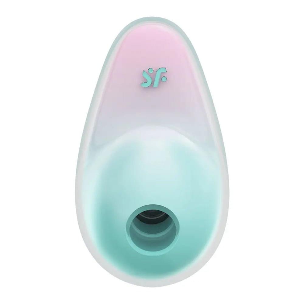 Satisfyer Pixie Dust - Mint/Pink - Mint/Pink USB Rechargeable Vibrating Air Pulse Stimulator Satisfyer Discreet Intimate Essentials.