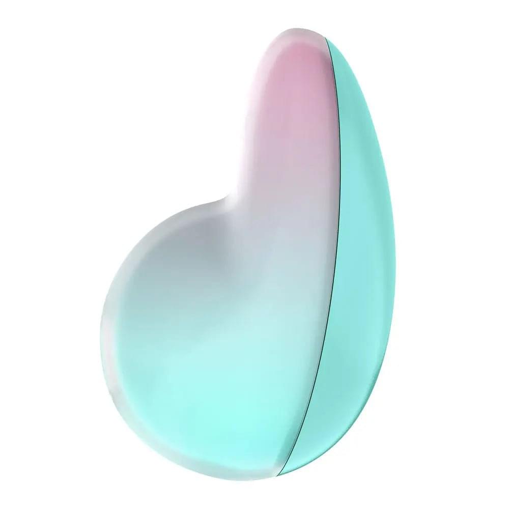 Satisfyer Pixie Dust - Mint/Pink - Mint/Pink USB Rechargeable Vibrating Air Pulse Stimulator Satisfyer Discreet Intimate Essentials.