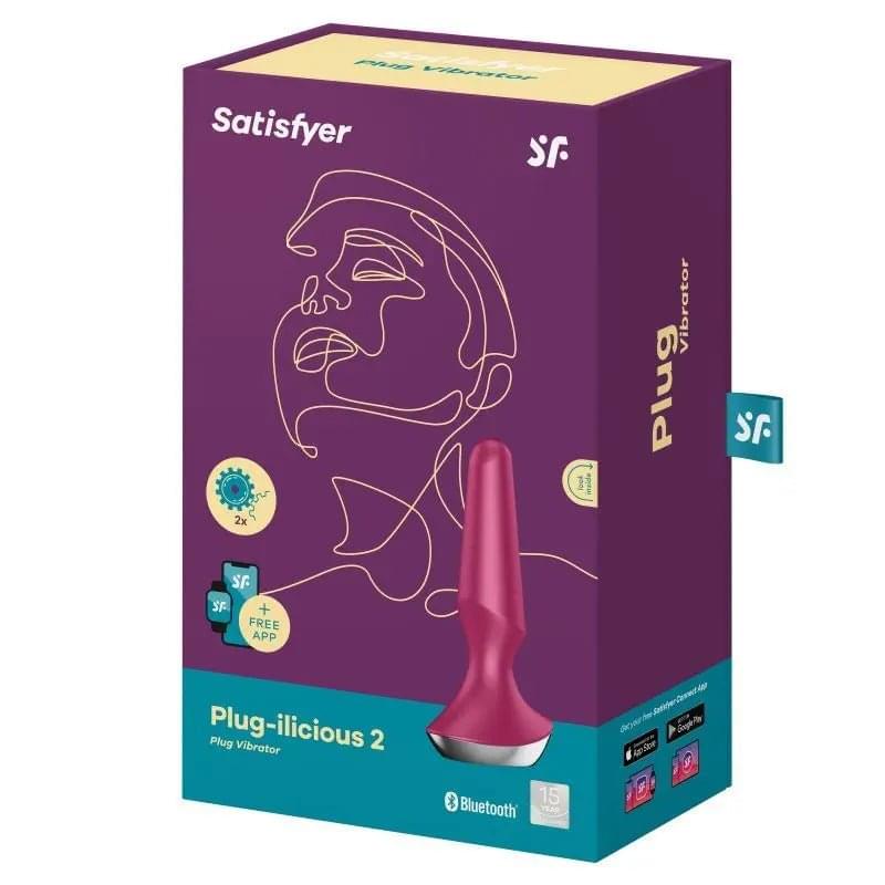 Satisfyer Plug-ilicious 2 Berry Satisfyer Discreet Intimate Essentials.
