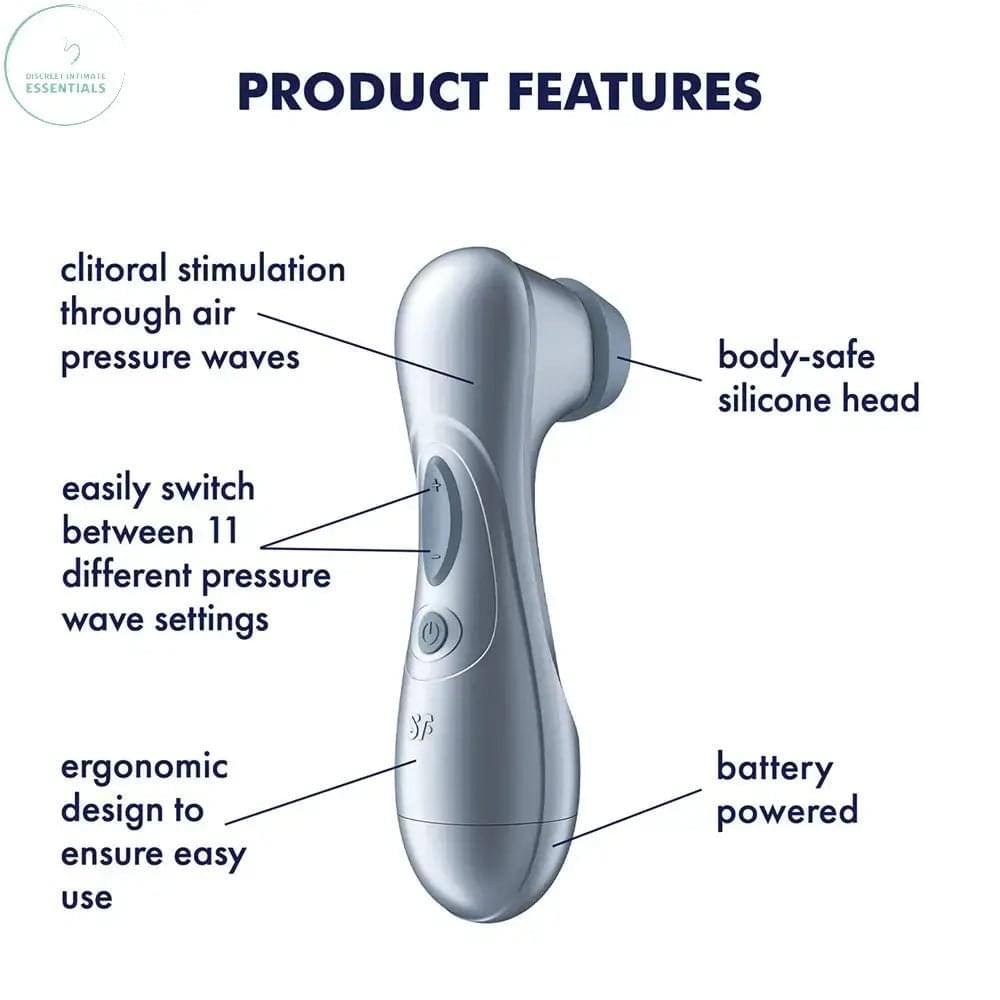 Satisfyer Pro 2 -  - Battery Series -  Touch-Free Clitoral Stimulator Satisfyer Discreet Intimate Essentials.