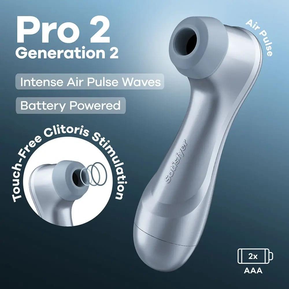 Satisfyer Pro 2 -  - Battery Series -  Touch-Free Clitoral Stimulator Satisfyer Discreet Intimate Essentials.