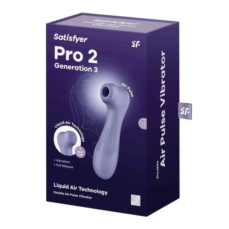Satisfyer Pro 2 Gen 3 Clitoral Stimulator Lilac Satisfyer Discreet Intimate Essentials.