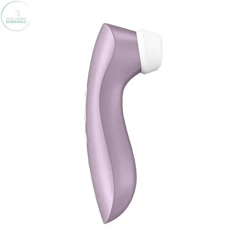 Satisfyer Pro 2+  -  Touch-Free USB-Rechargeable Clitoral Stimulator with Vibration Satisfyer Discreet Intimate Essentials.