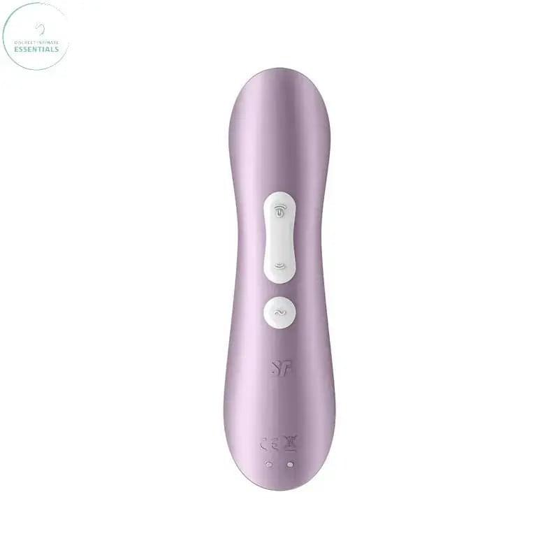 Satisfyer Pro 2+  -  Touch-Free USB-Rechargeable Clitoral Stimulator with Vibration Satisfyer Discreet Intimate Essentials.