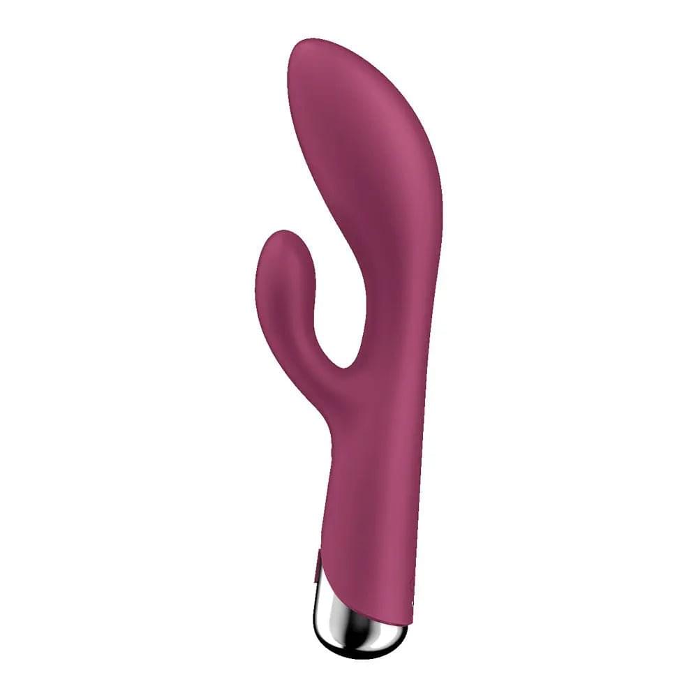 Satisfyer Spinning Rabbit 1 -  -  20 cm USB Rechargeable Rotating Rabbit Vibrator Satisfyer Discreet Intimate Essentials.