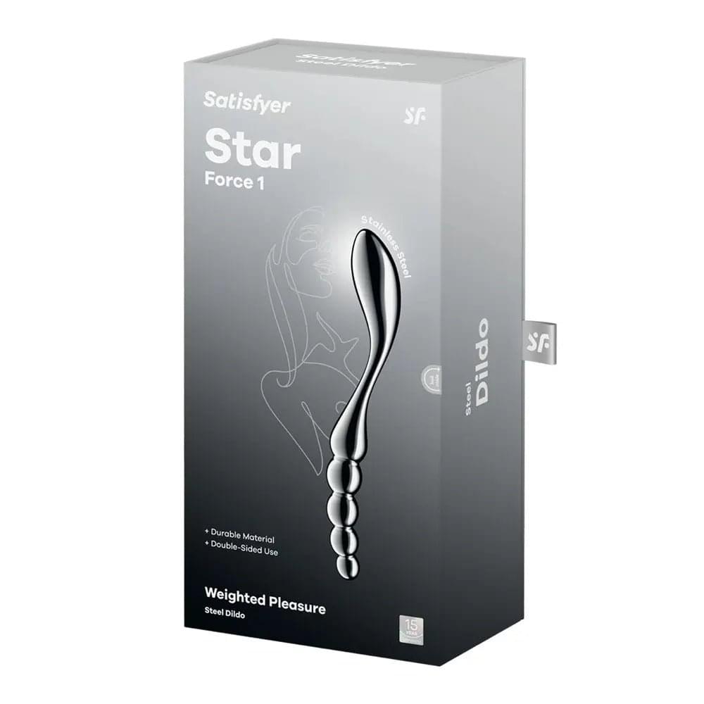 Satisfyer Star Force 1 -  Steel 21 cm Dildo Satisfyer Discreet Intimate Essentials.