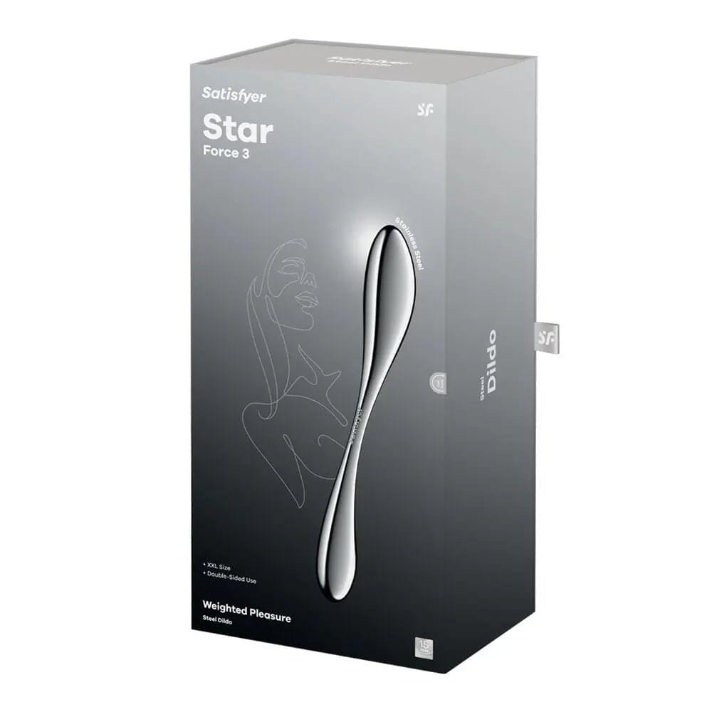 Satisfyer Star Force 3 -  Steel 27 cm Dildo Satisfyer Discreet Intimate Essentials.