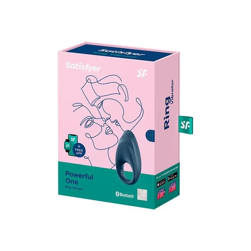 Satisfyer Strong One - App Controlled Vibrating Cock Ring Satisfyer Discreet Intimate Essentials.