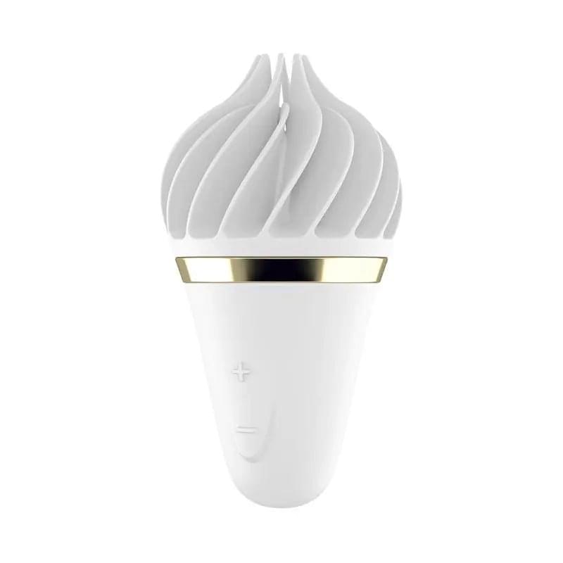 Satisfyer Sweet Treat White/Gold Satisfyer Discreet Intimate Essentials.