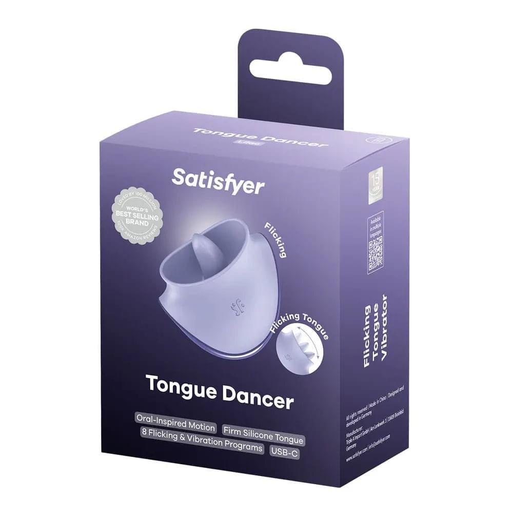 Satisfyer Tongue Dancer -  USB Rechargeable Flicking Stimulator Satisfyer Discreet Intimate Essentials.