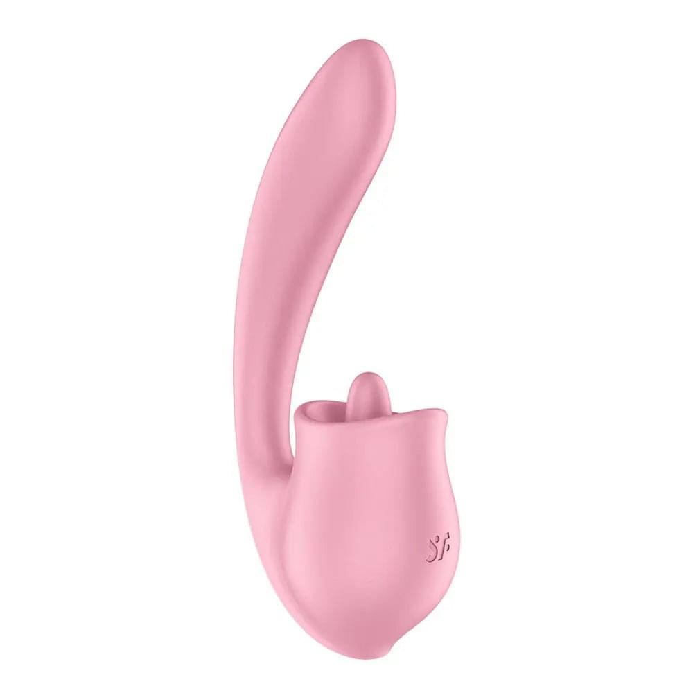Satisfyer Tongue Genius -  USB Rechargeable Vibrator with Flicking Clit Stimulator Satisfyer Discreet Intimate Essentials.