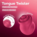 Satisfyer Tongue Twister -  USB Rechargeable Stimulator Satisfyer Discreet Intimate Essentials.