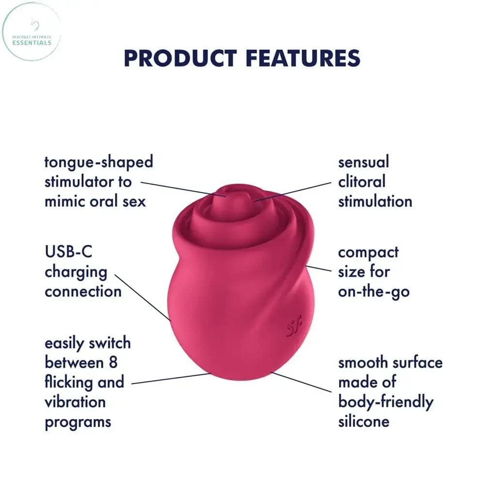 Satisfyer Tongue Twister -  USB Rechargeable Stimulator Satisfyer Discreet Intimate Essentials.