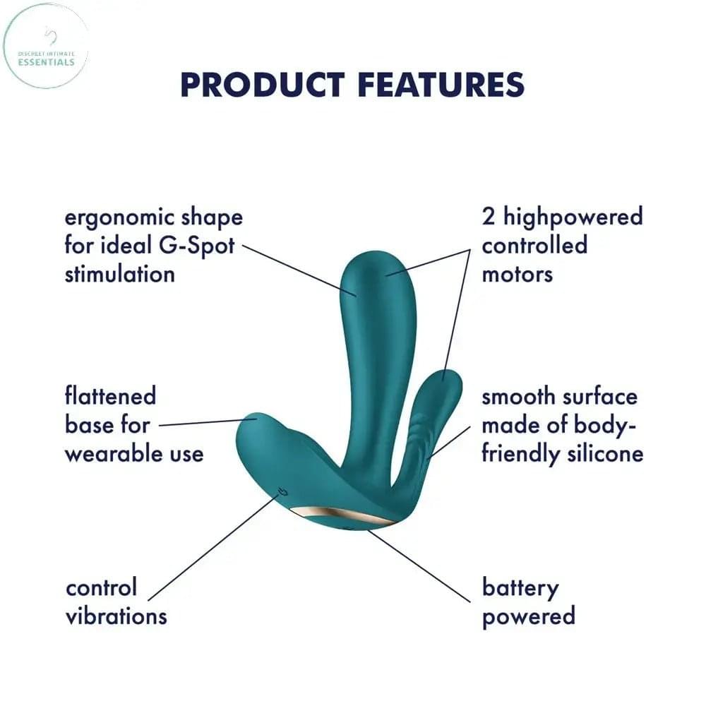 Satisfyer Top Secret + - Battery Series -  Wearable Vibrator Satisfyer Discreet Intimate Essentials.
