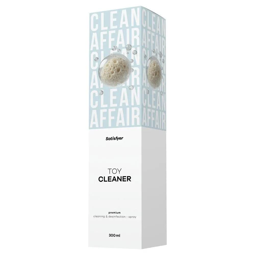 Satisfyer Toy Cleaner 300 ml - Misting Toy Cleaner - 300 ml Spray Bottle Satisfyer Discreet Intimate Essentials.