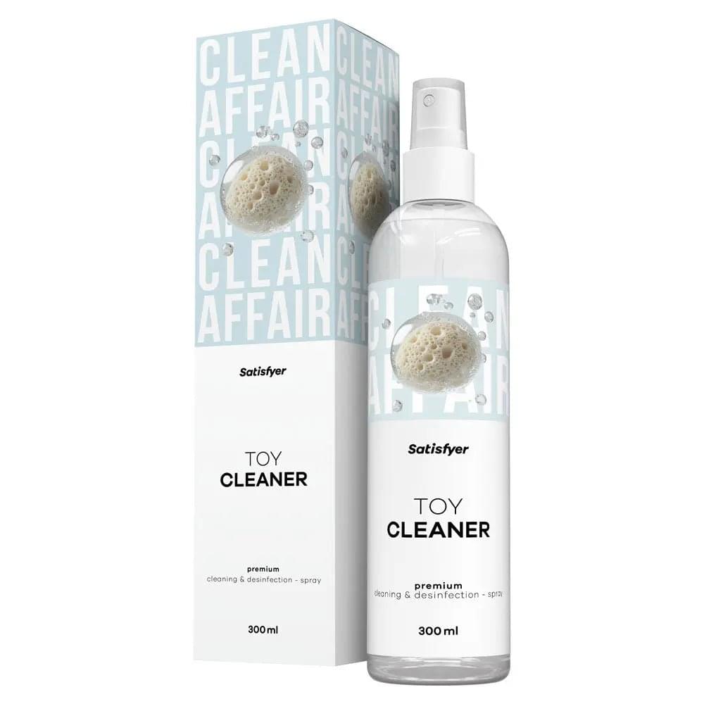 Satisfyer Toy Cleaner 300 ml - Misting Toy Cleaner - 300 ml Spray Bottle Satisfyer Discreet Intimate Essentials.