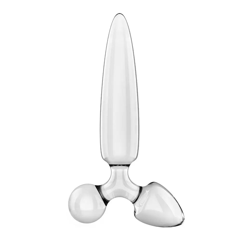 Satisfyer Triple Crystal 1 -  -  Glass 3-in-1 Butt Plug Satisfyer Discreet Intimate Essentials.