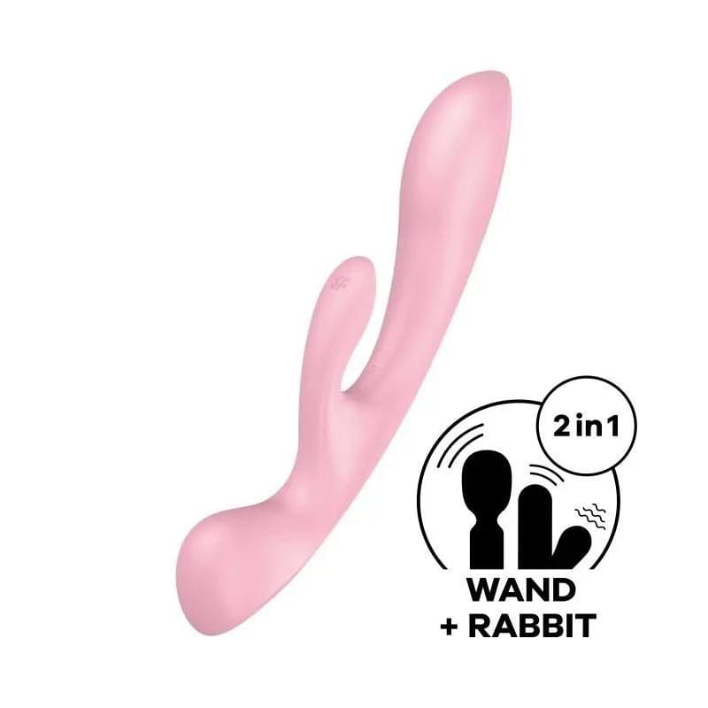 Satisfyer Triple Oh Pink Satisfyer Discreet Intimate Essentials.