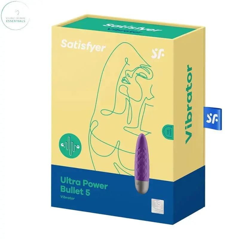 Satisfyer Ultra Power Bullet 5 -  USB Rechargeable Bullet Satisfyer Discreet Intimate Essentials.
