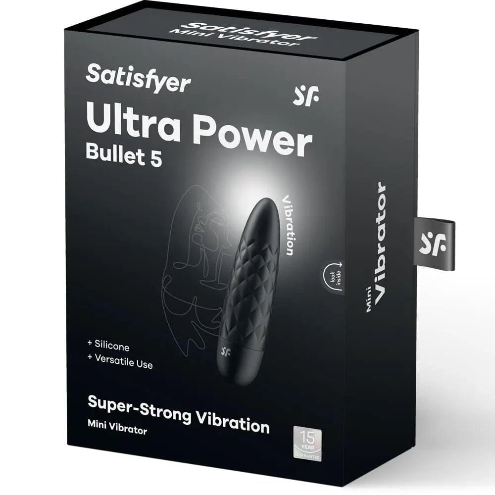 Satisfyer Ultra Power Bullet 5 -  USB Rechargeable Bullet Satisfyer Discreet Intimate Essentials.