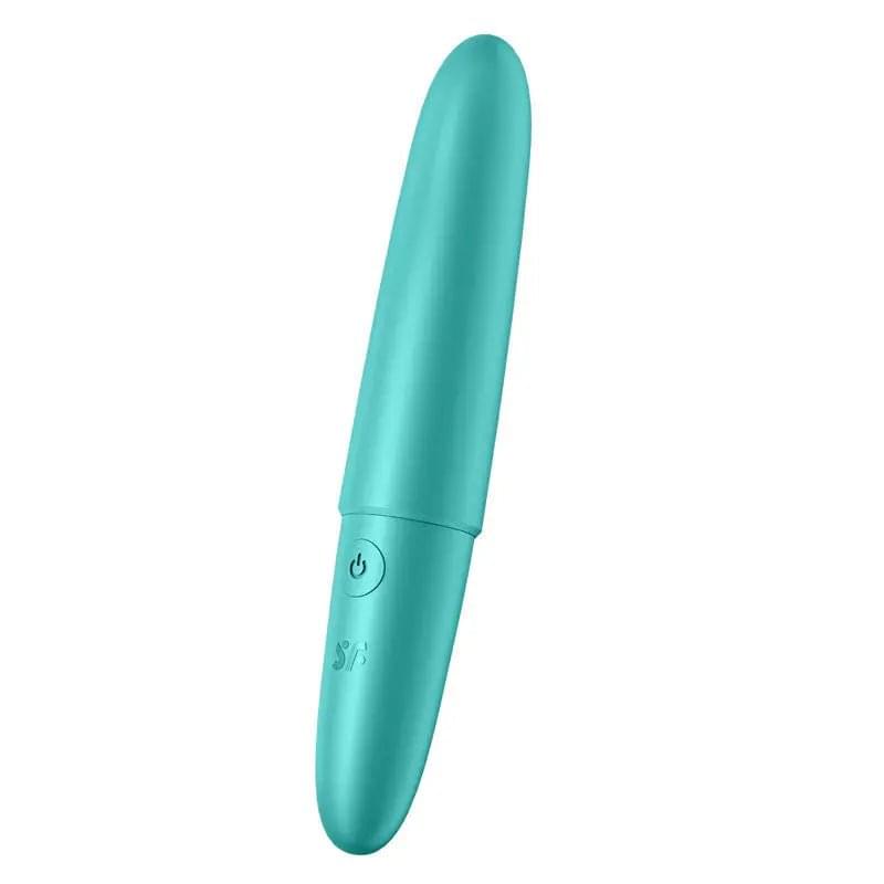 Satisfyer Ultra Power Bullet 6 - Turquoise USB Rechargeable Bullet Satisfyer Discreet Intimate Essentials.